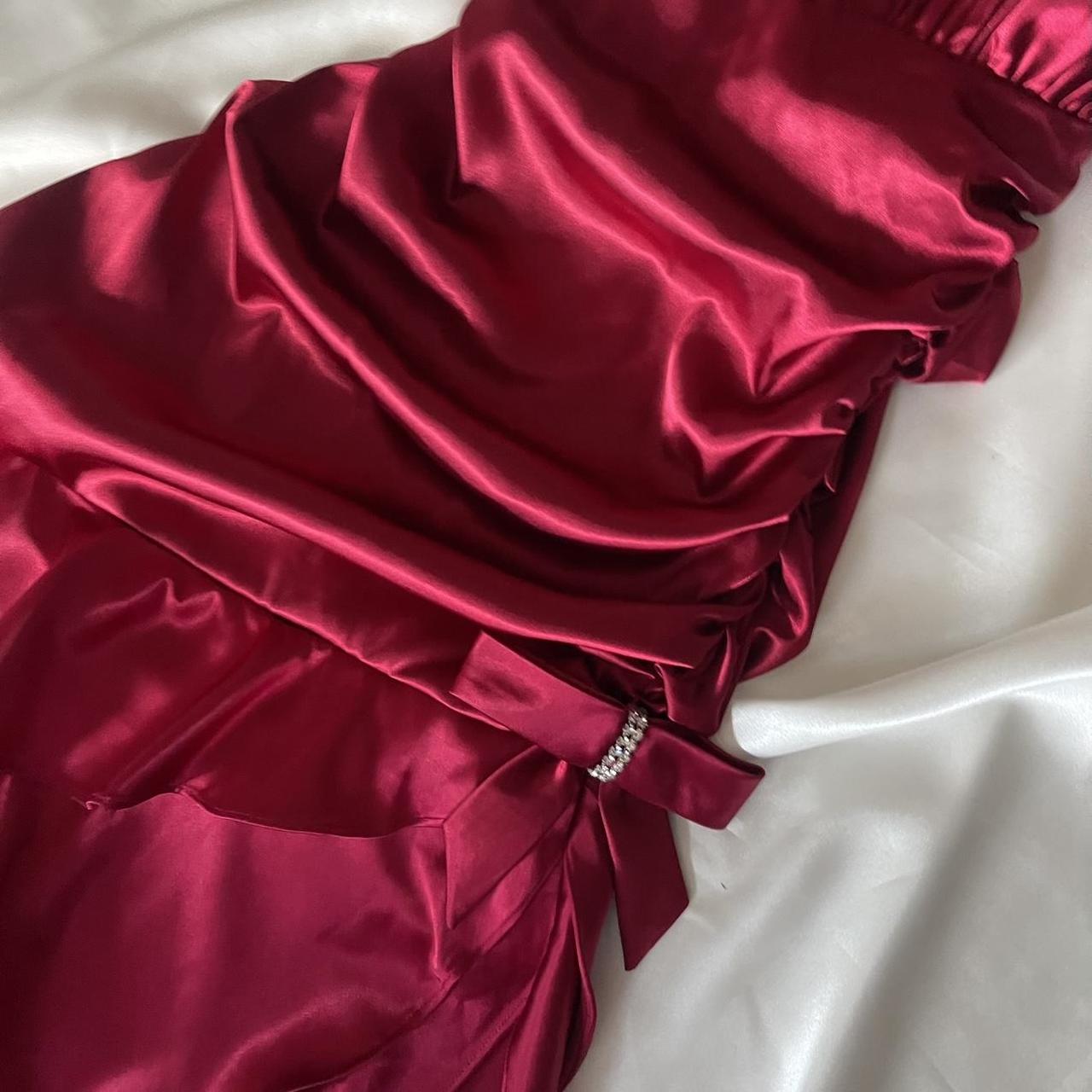 formaldressy--Red Retro Elegant Simple Mid-Length Homecoming Dress Date Dress Fashionable And Comfortable Popular Dress gh5674