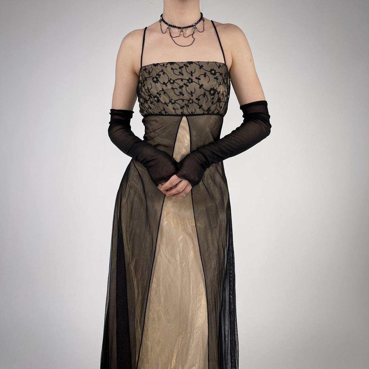 formaldressy--Brown exquisite beaded long satin prom dress party dress gh5503