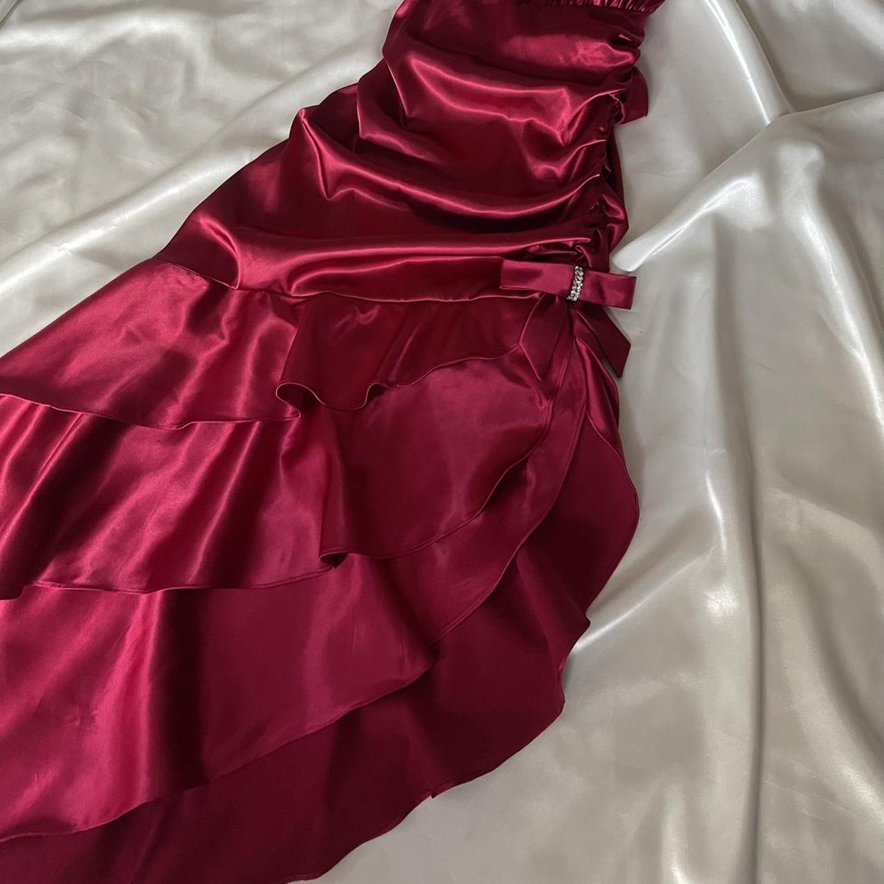 formaldressy--Red Retro Elegant Simple Mid-Length Homecoming Dress Date Dress Fashionable And Comfortable Popular Dress gh5674
