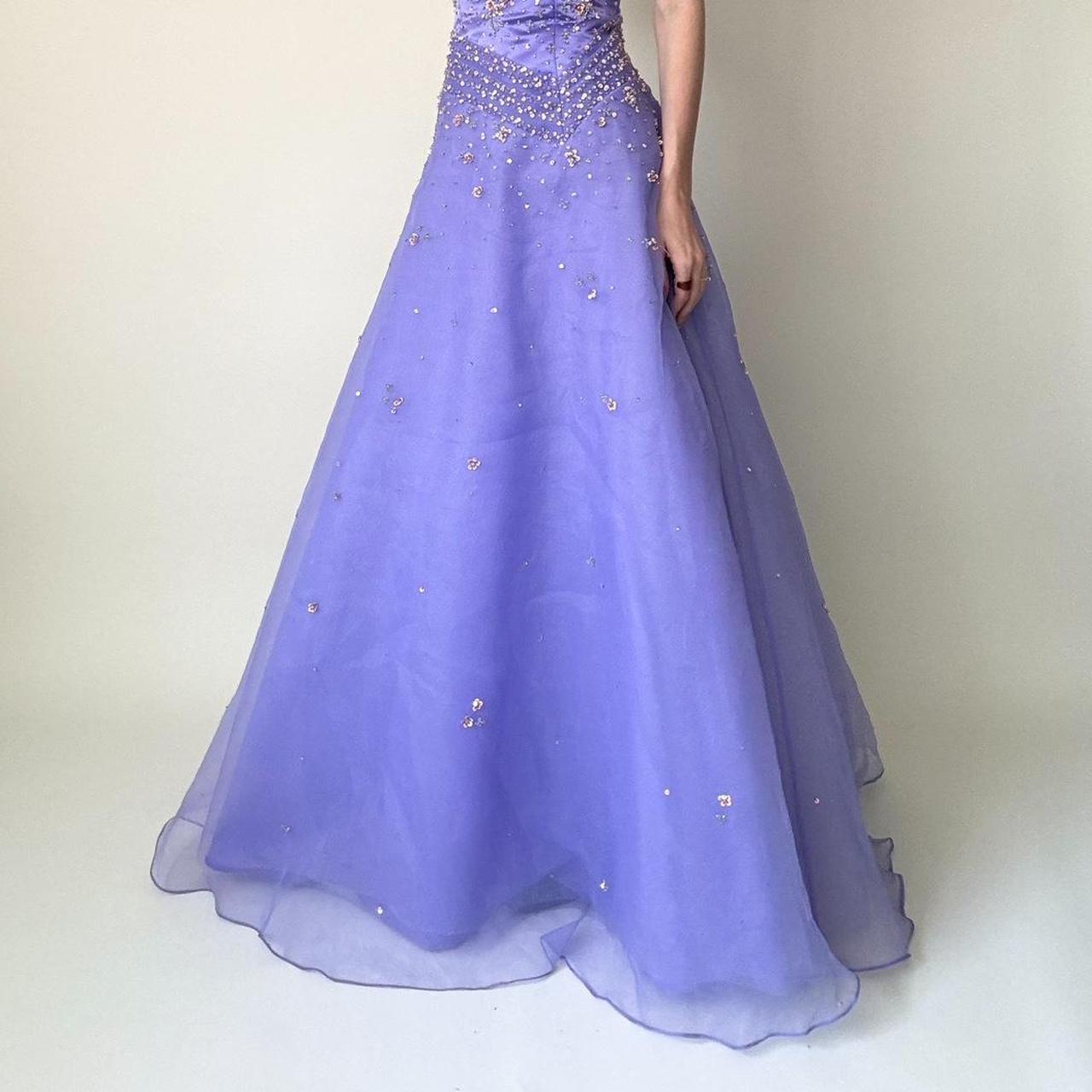 formaldressy--Purple Exquisite Beaded Long Tulle Prom Dress Graduation Dress gh5644