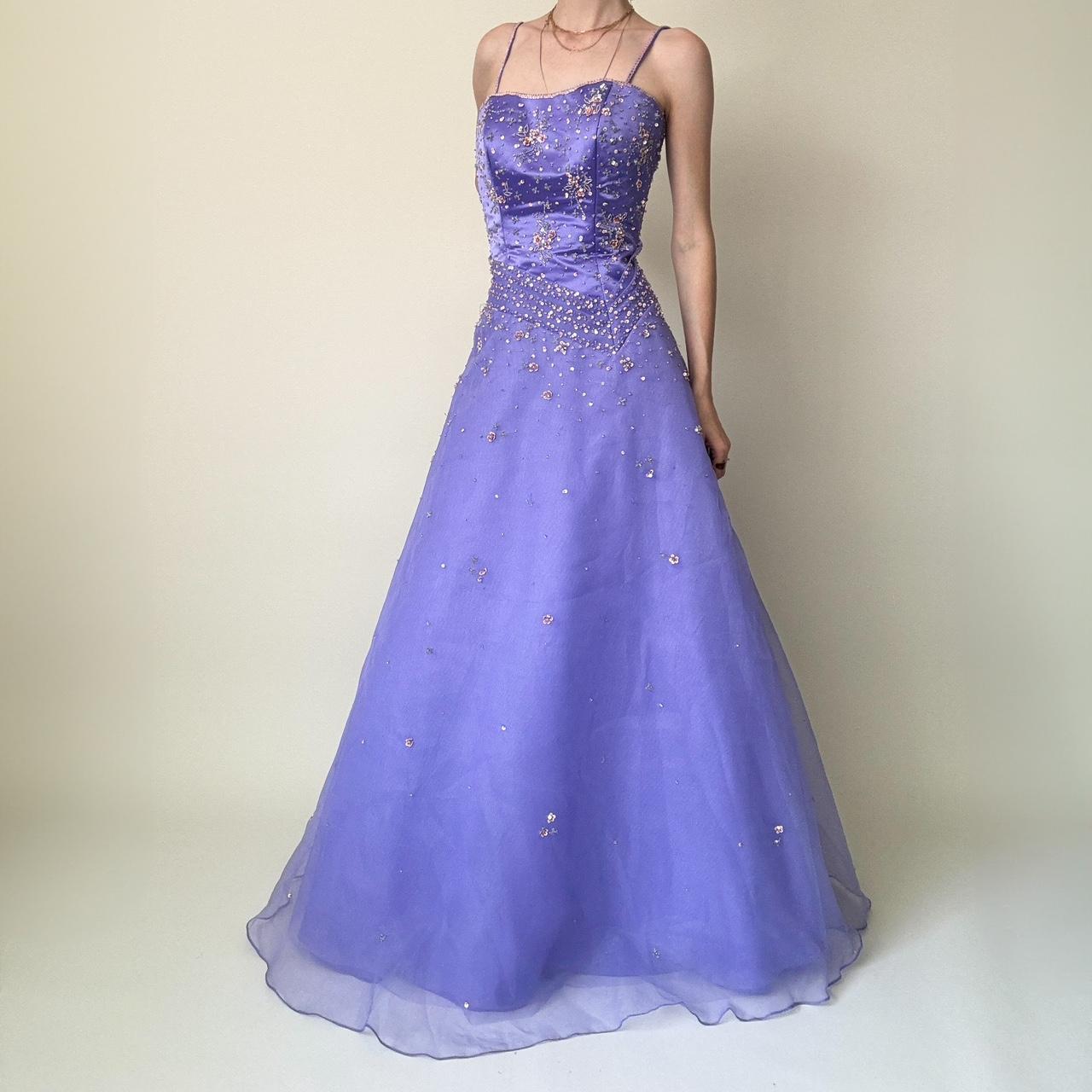 formaldressy--Purple Exquisite Beaded Long Tulle Prom Dress Graduation Dress gh5644