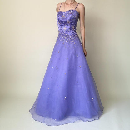 formaldressy--Purple Exquisite Beaded Long Tulle Prom Dress Graduation Dress gh5644