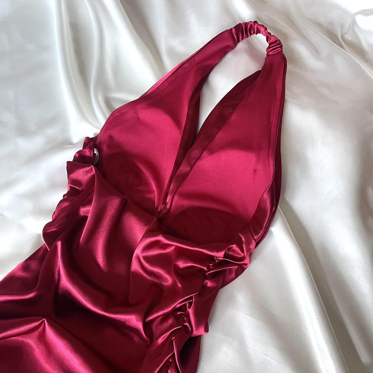 formaldressy--Red Retro Elegant Simple Mid-Length Homecoming Dress Date Dress Fashionable And Comfortable Popular Dress gh5674