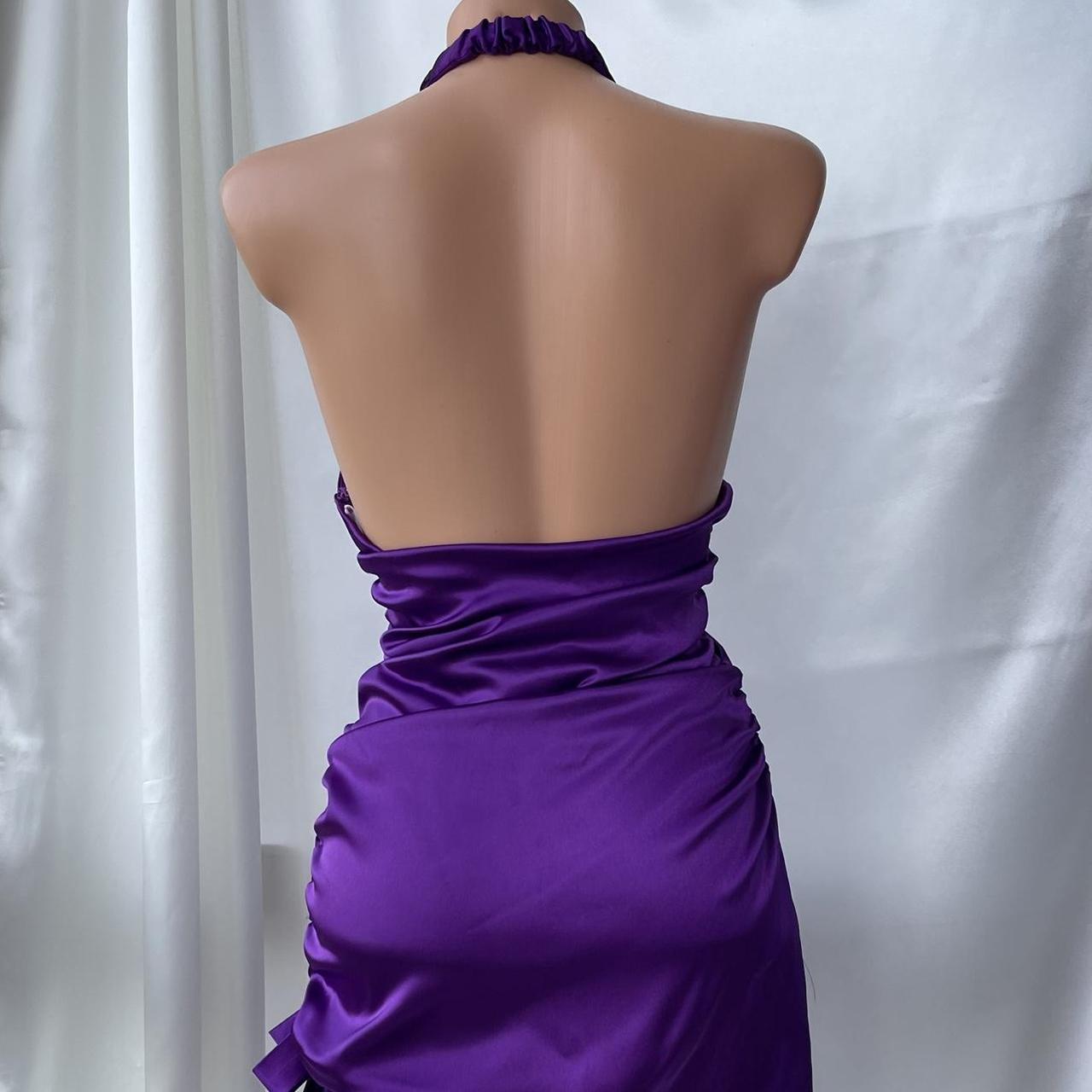 formaldressy--Purple Retro Elegant Simple Mid-Length Homecoming Dress Daily Date Dress Weekend Outfit Fashionable And Comfortable Popular Dress gh5673