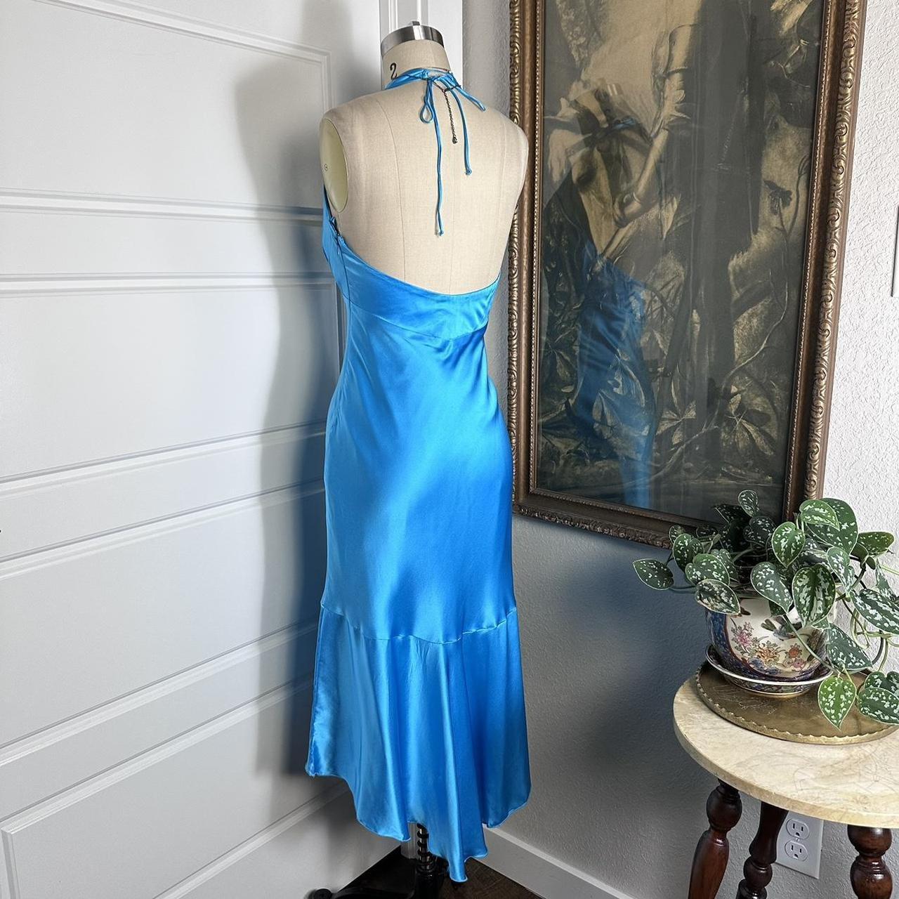 formaldressy--Blue simple fashion ruffled short satin suspenders formal homecoming dress gh5501