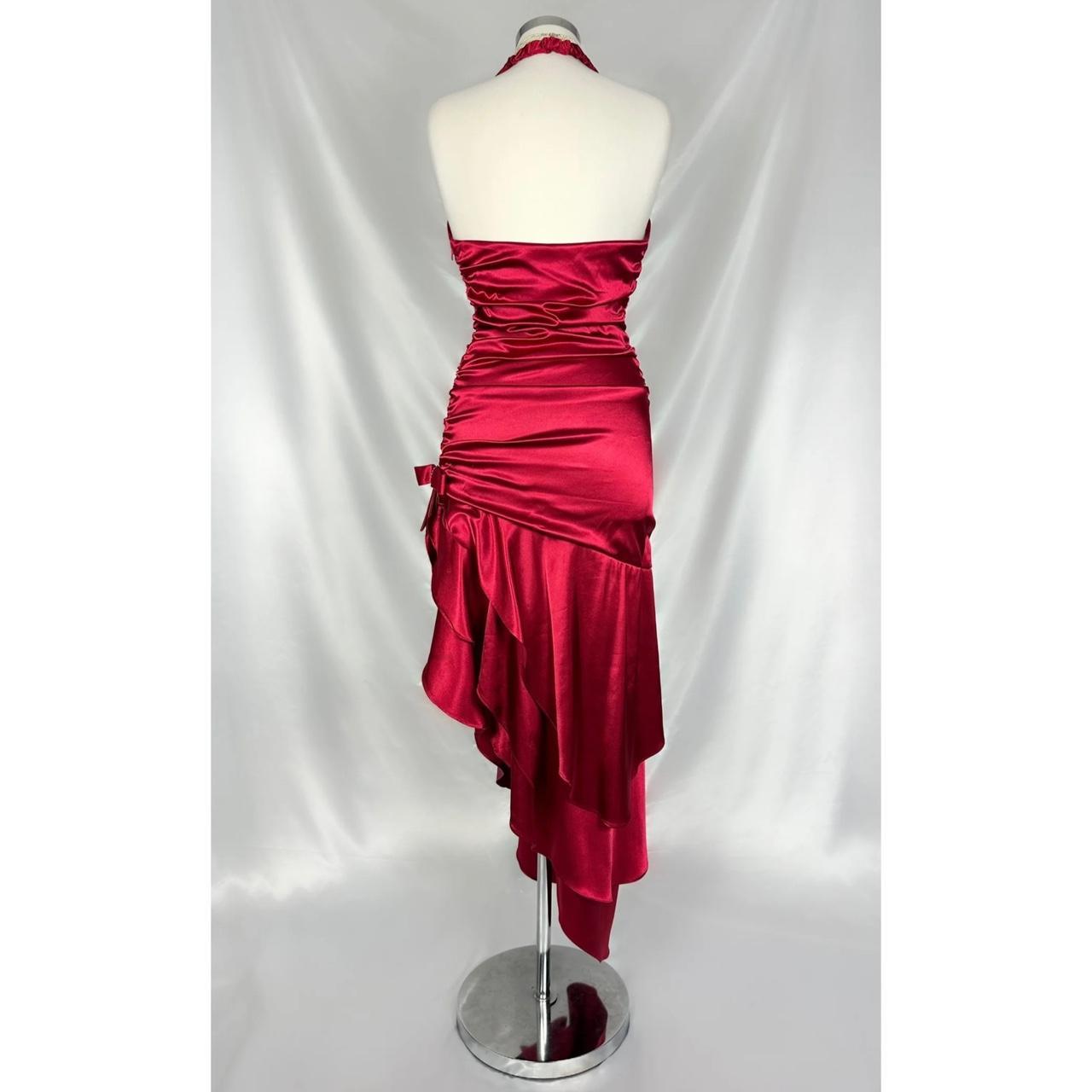 formaldressy--Red Retro Elegant Simple Mid-Length Homecoming Dress Date Dress Fashionable And Comfortable Popular Dress gh5674