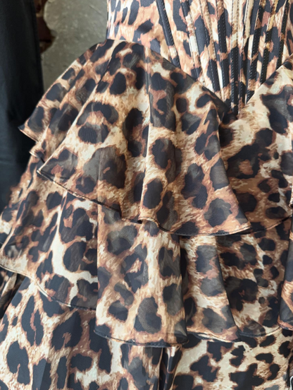 formaldressy-Fashionable leopard print exquisite lace short homecoming dresses tight hoco dresses corset dress gh5810