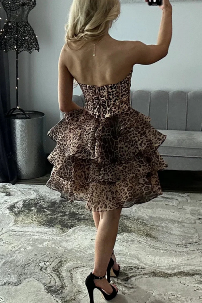 formaldressy-_____ Fashionable exquisite beaded leopard print A-line short homecoming dresses tight hoco dresses gh5811