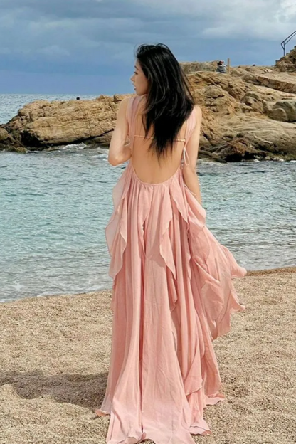 formaldressy-Beach vacation dress, wedding guest dress, party dress, casual dress, comfortable dress, fashionable outfitgh5857