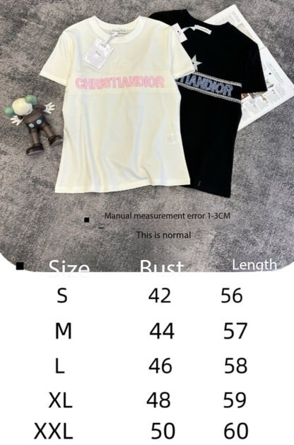 CD SS26 Signature T-shirt Cotton 350555