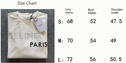 Celine SS26 Double Layered T-Shirt White Cotton 350462