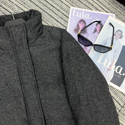LP 25 Jacket Gray Wool Fabric Down 308188