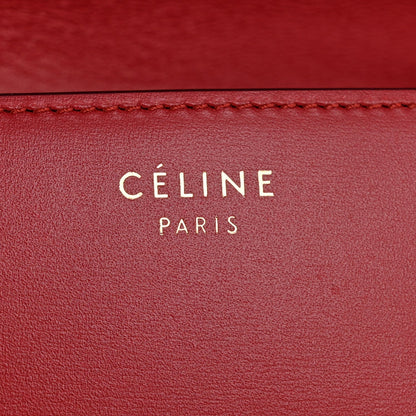 Smooth Calfskin Small Classic Box Flap Bag Red