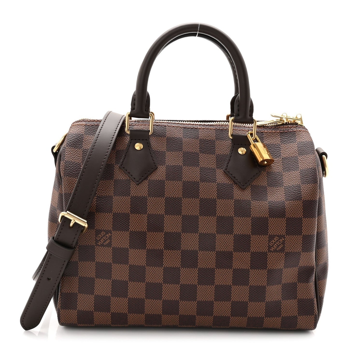 Damier Ebene Speedy Bandouliere 25