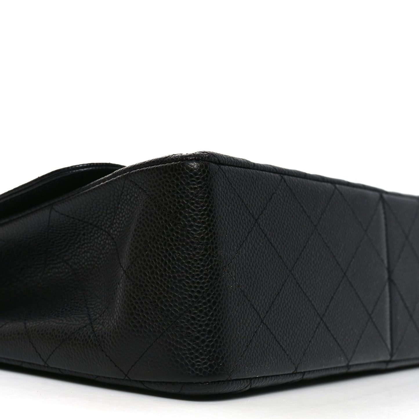 Caviar Quilted Jumbo Single Flap Black