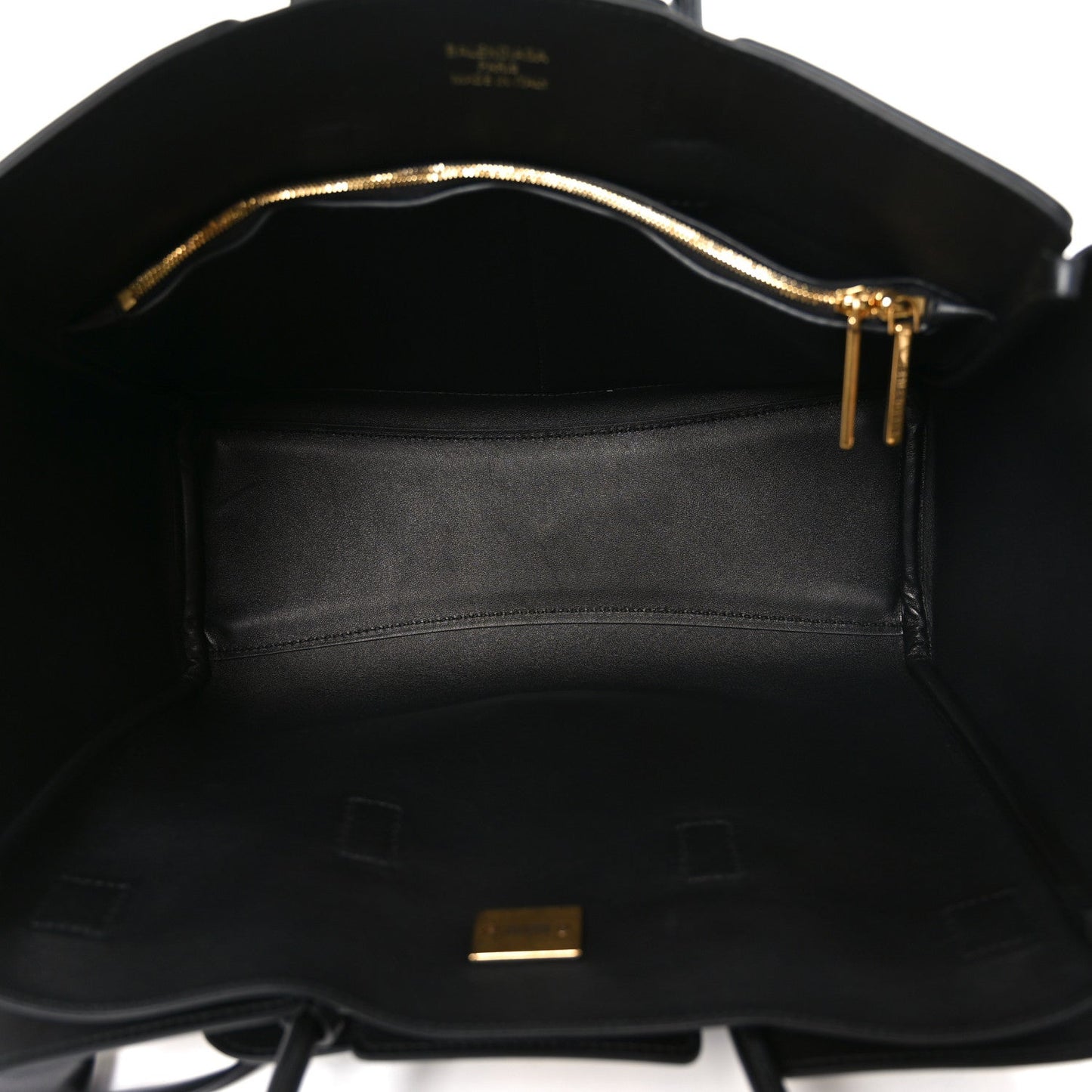 Smooth Calfskin Small Bel Air Carry All Bag Black