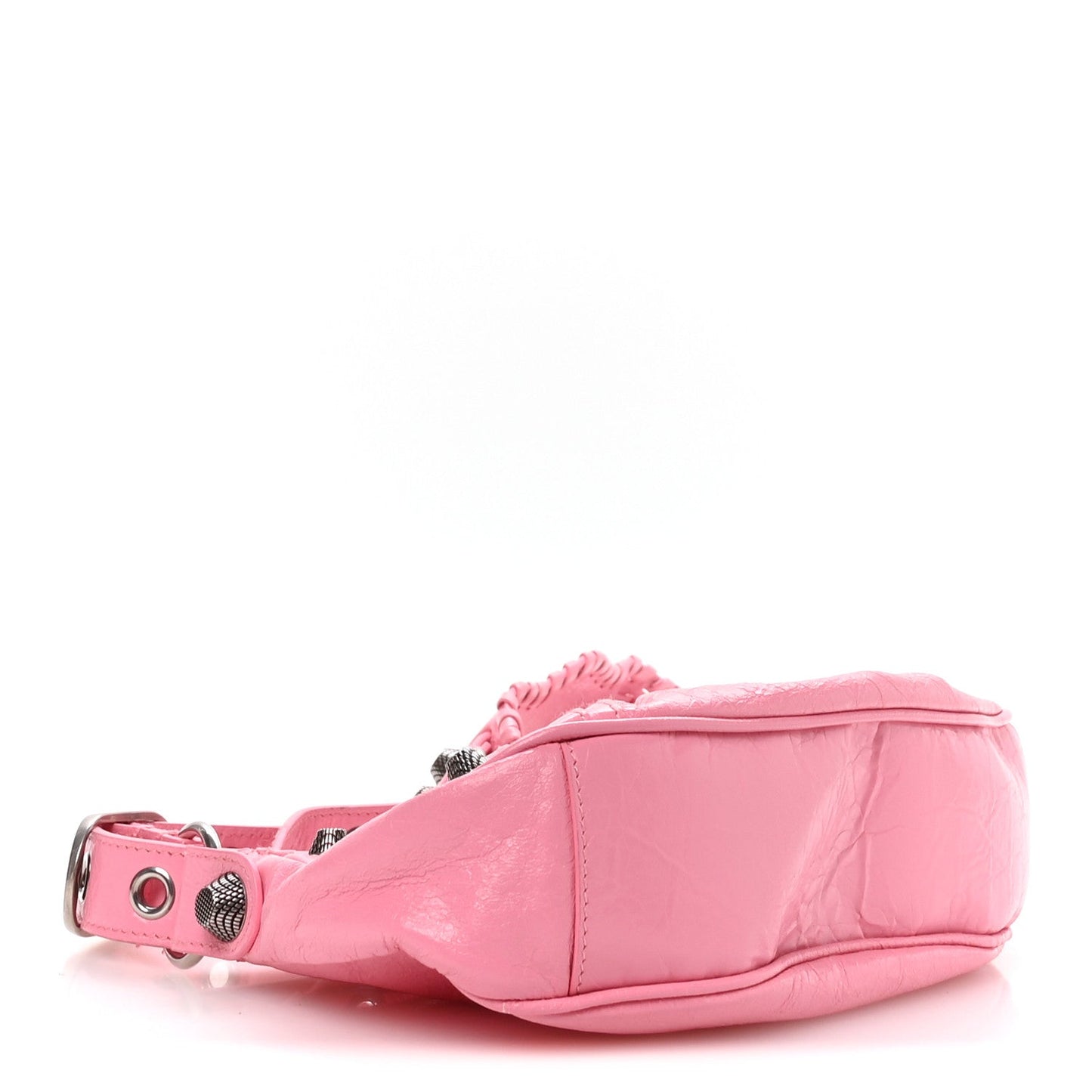 Agneau Arena Le Cagole Shoulder Bag XS Candy Pink