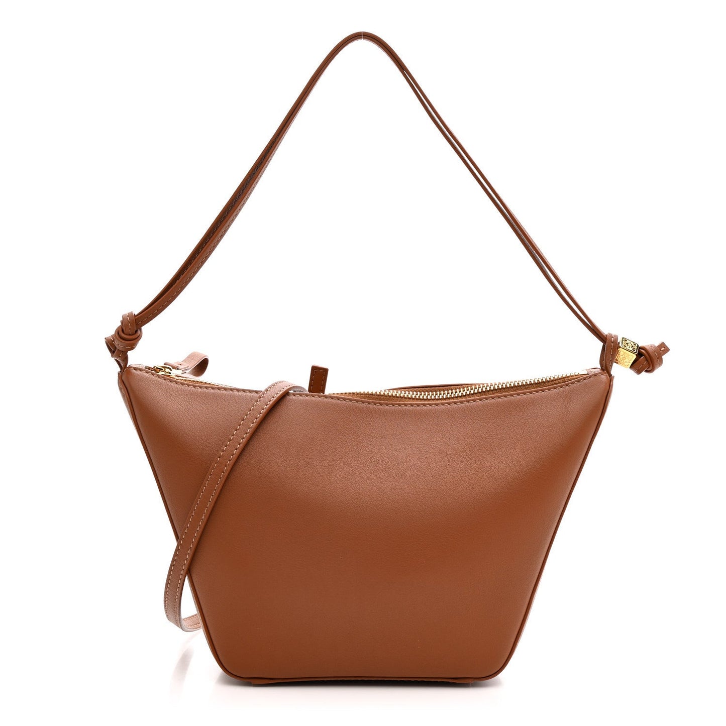 Calfskin Mini Hammock Hobo Tan