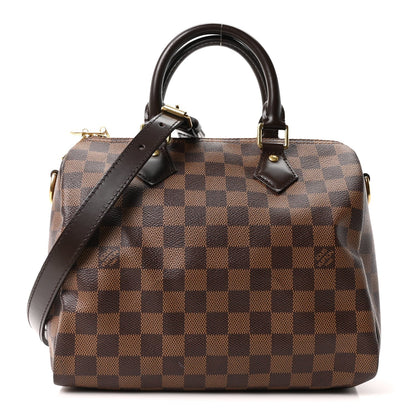 Damier Ebene Speedy Bandouliere 25