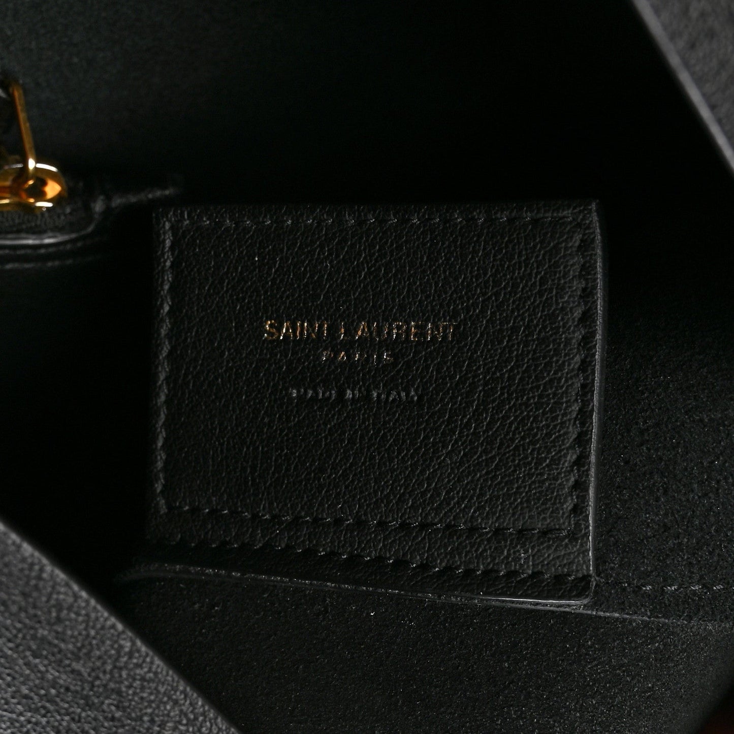 Calfskin Large Shopping Tote Black