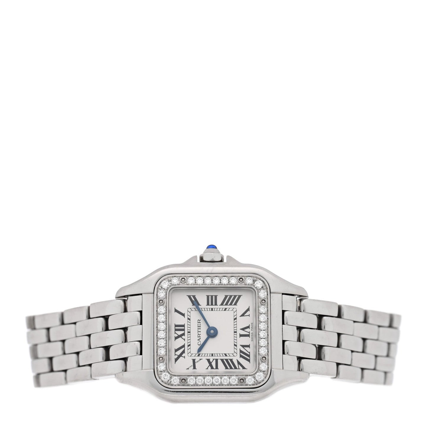 Stainless Steel Diamond 22mm Panthere Quartz Watch