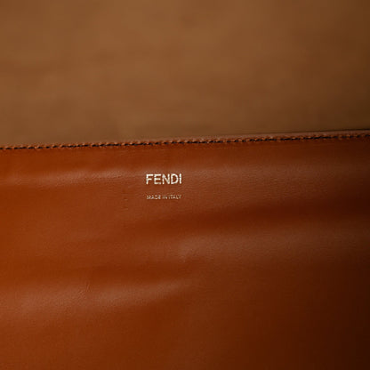 Vitello King Plexiglass Medium Fendi Sunshine Shopper Tote Cuoio