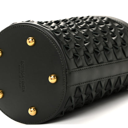 Nappa Intrecciato Small JJ Bucket Bag Black