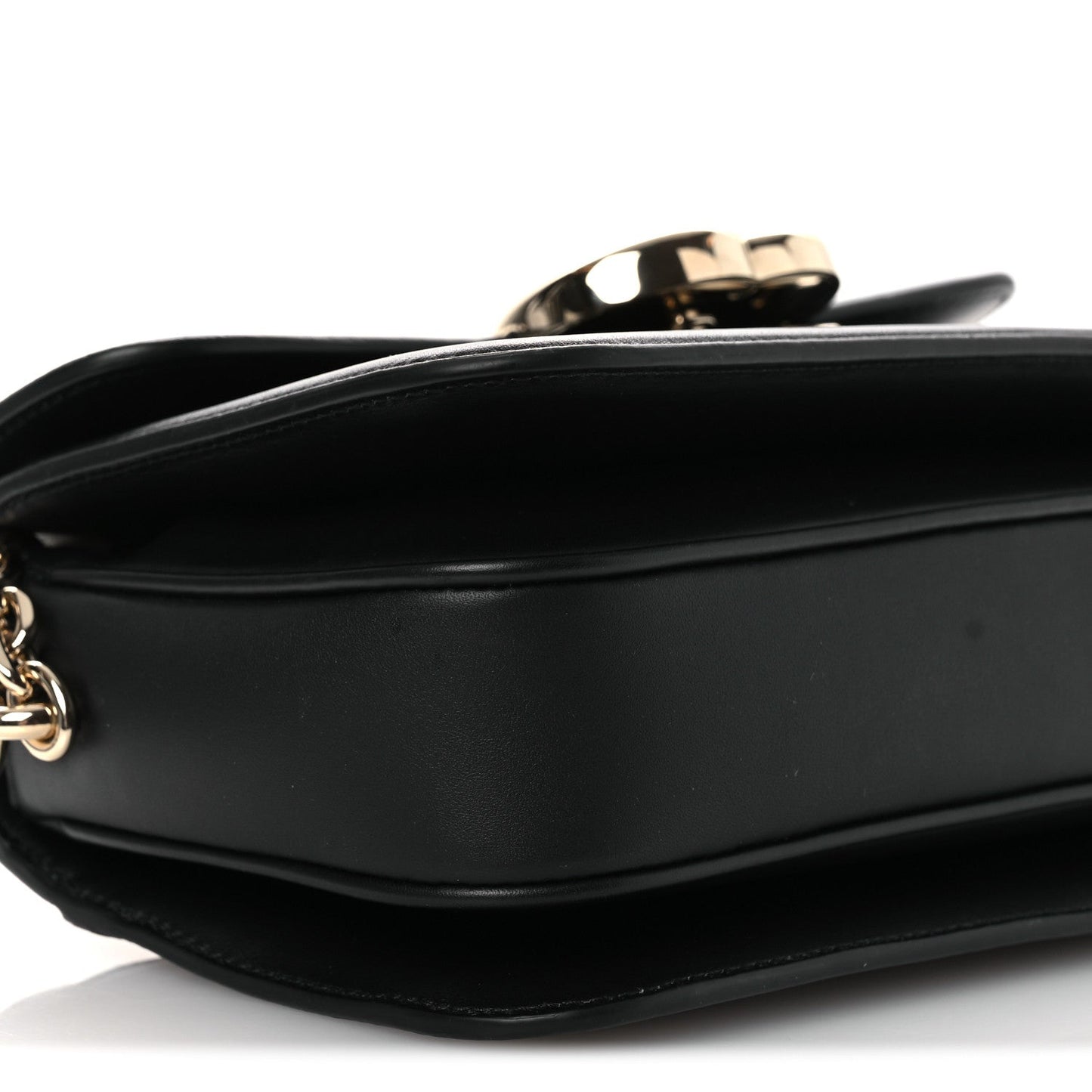 Crepe Wool Silk GG Monogram Go Small Shoulder Bag Black