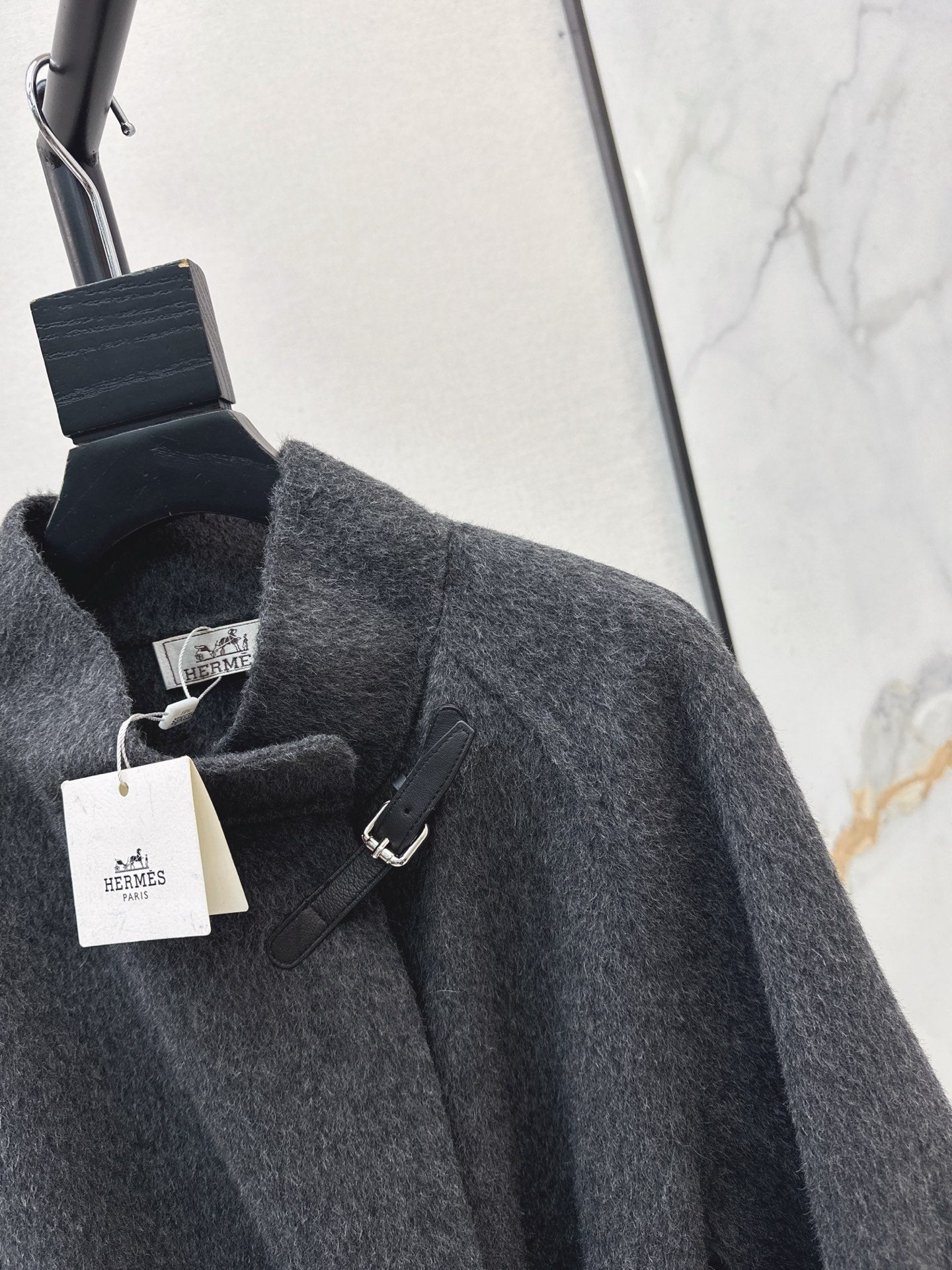 Hermes Vintage Jacket Gray in Wool