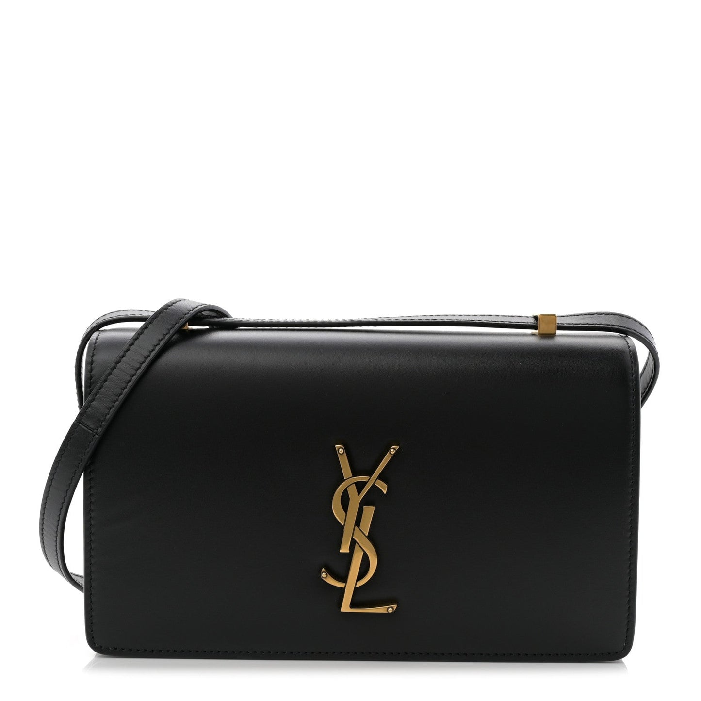 Calfskin Monogram Small Dylan Shoulder Bag Black