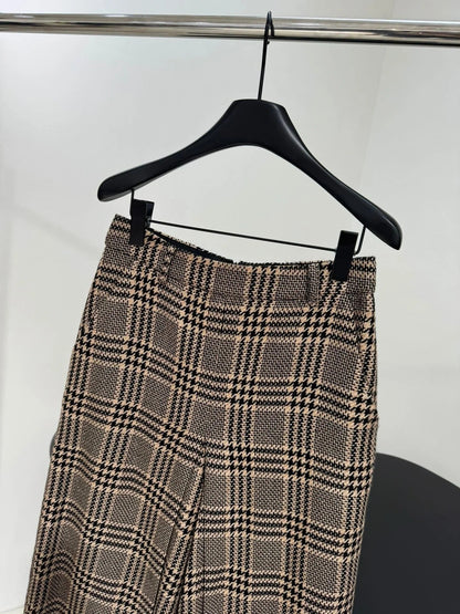 YSL 25S STRIPED STRAIGHT-LEG PANTS STYLE 228