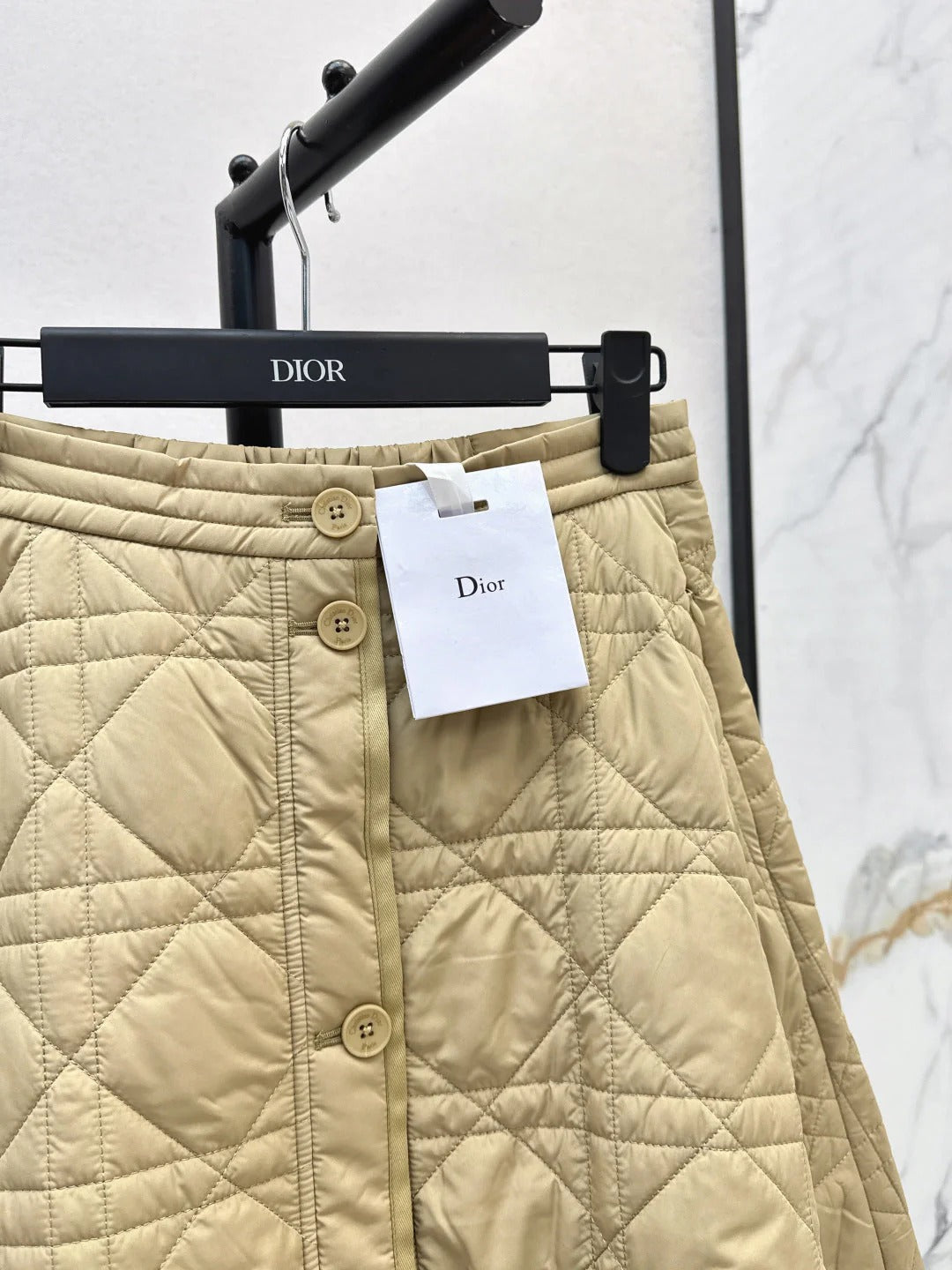 DIOR 25S LONG QUILTED SKIRT 526