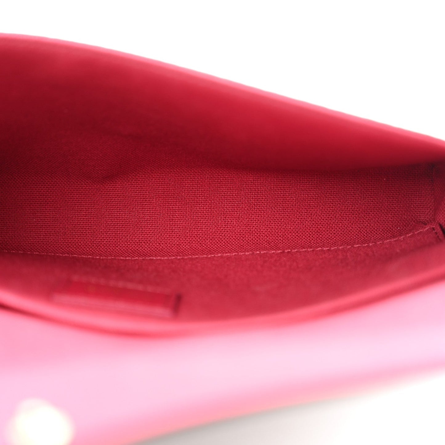 Monogram Pochette Felicie Chain Wallet Fuchsia