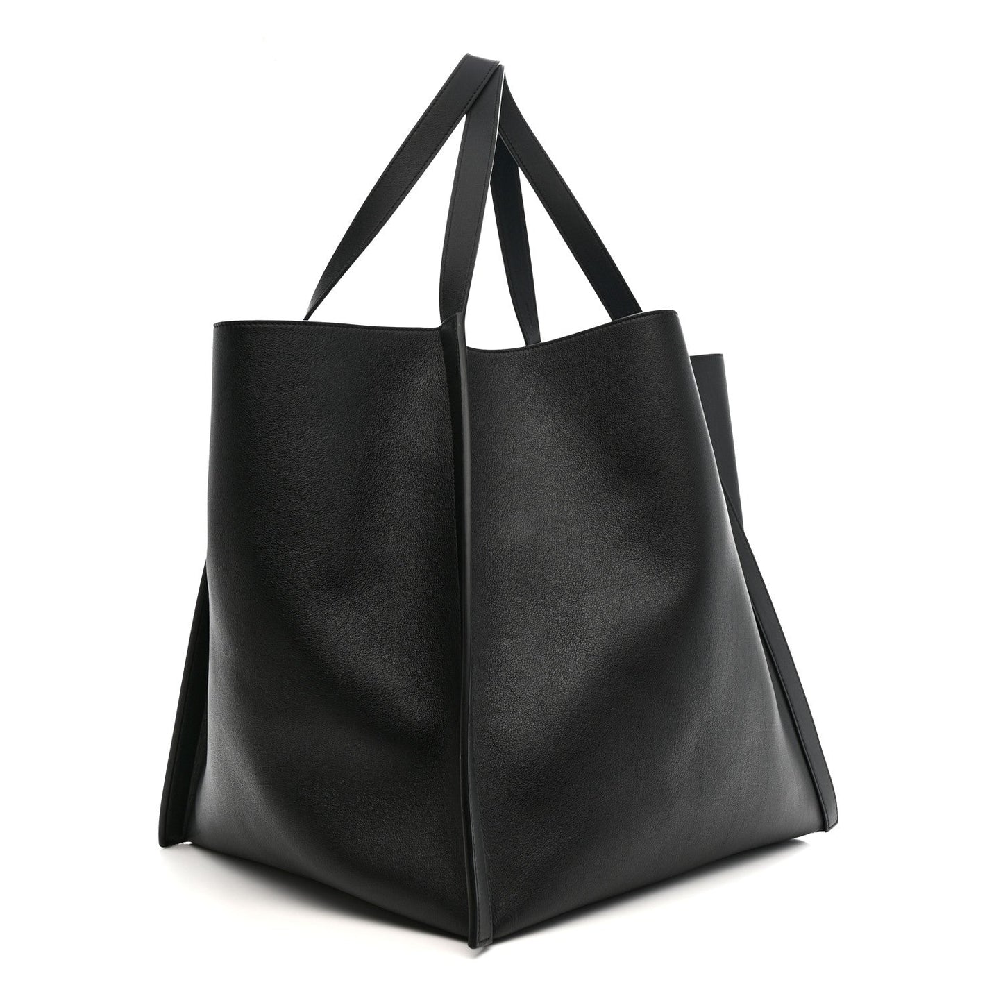 Supple Calfskin Medium Cube Black