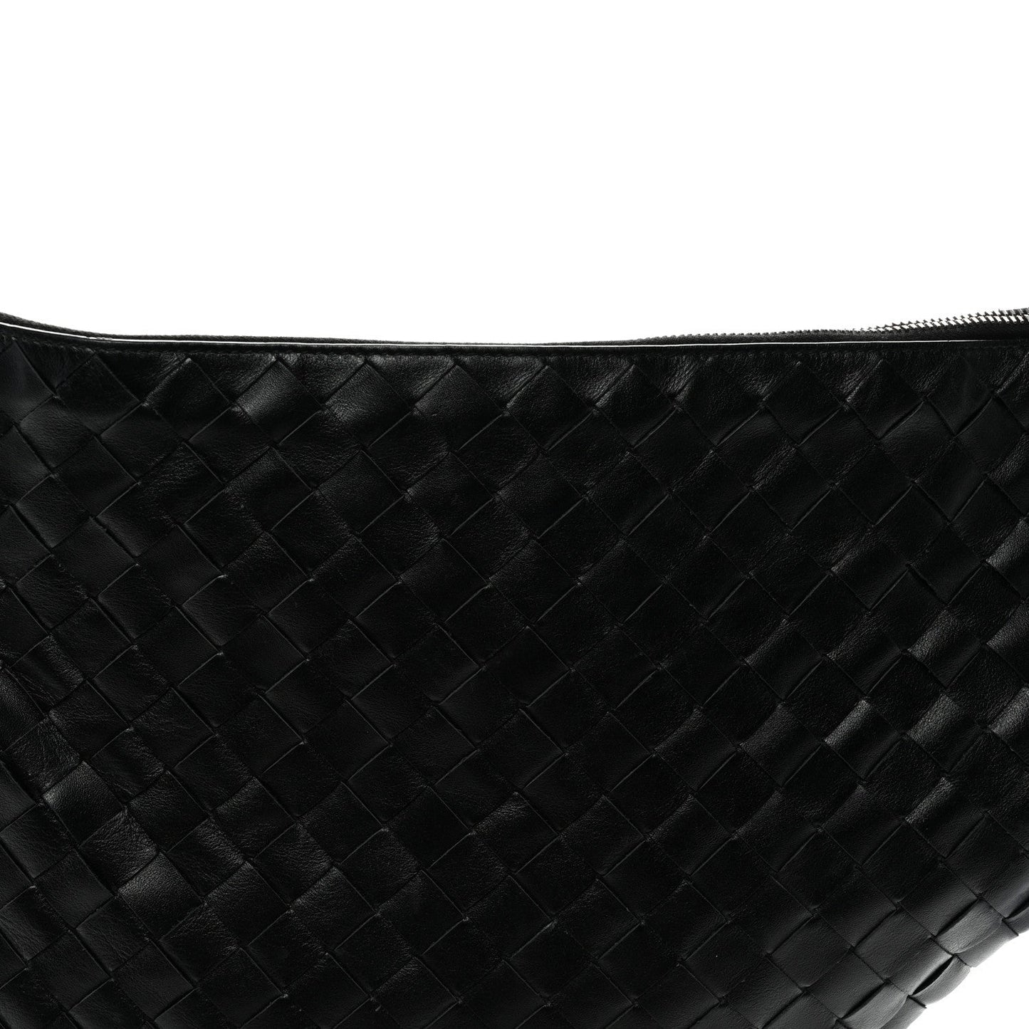 Calfskin Intrecciato Virgule Black