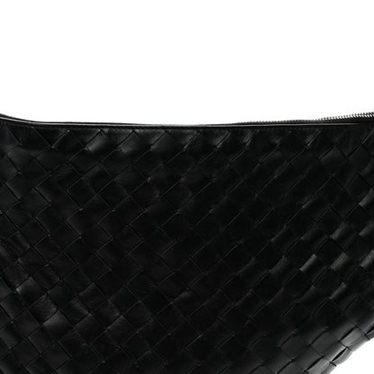 Calfskin Intrecciato Virgule Black