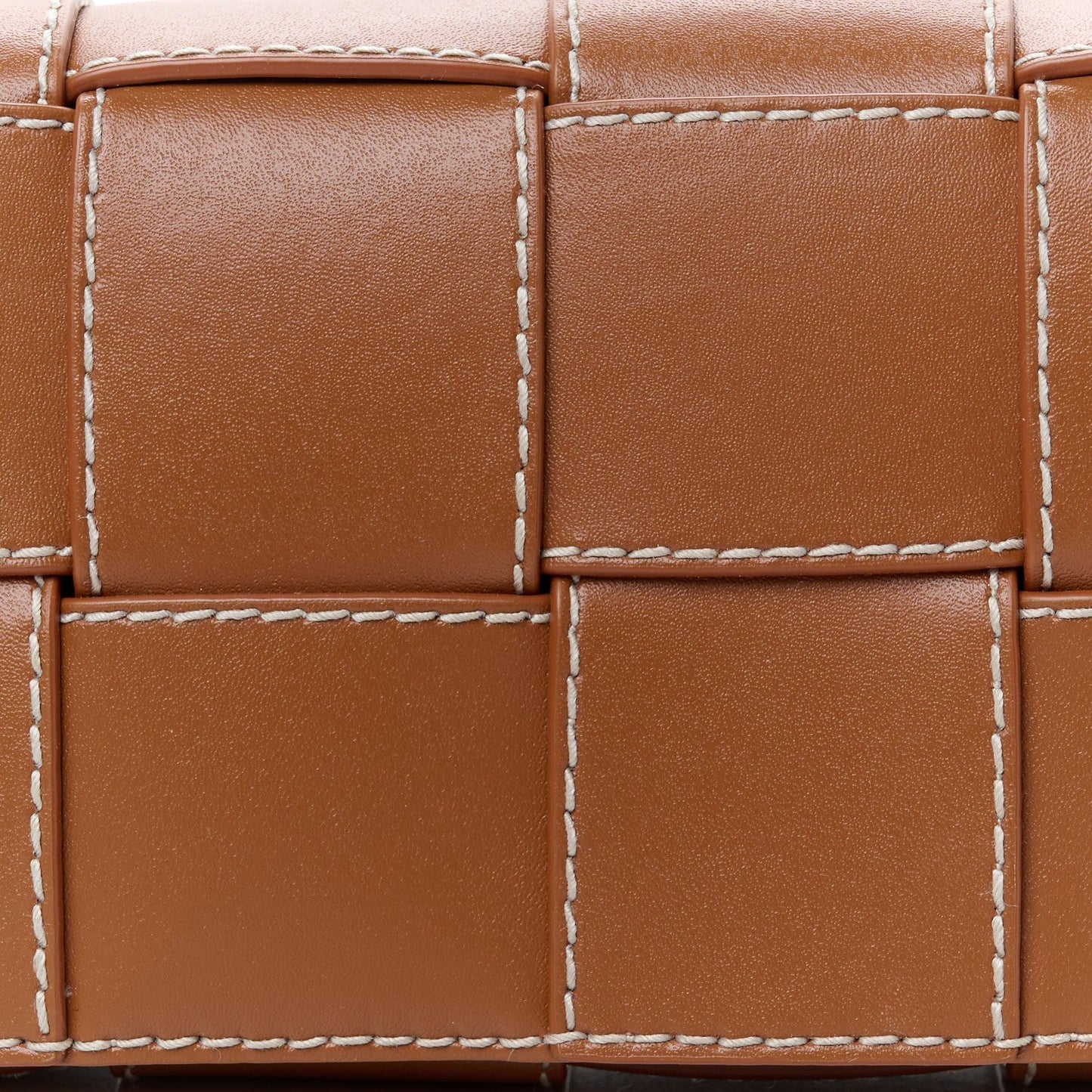 Calfskin Maxi Intreccio Mini Cassette Belt Bag Wood