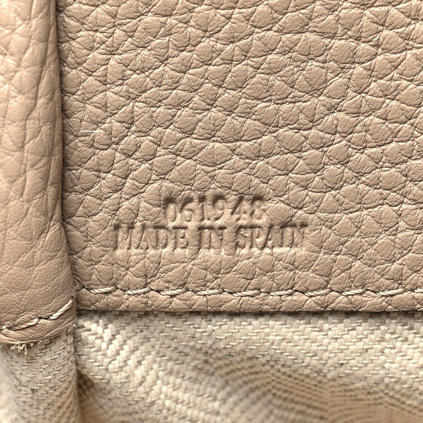 Calfskin Small Hammock Shoulder Bag Sand Mink