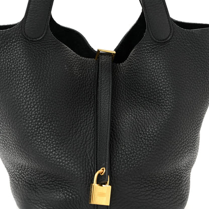 Taurillon Clemence Picotin Lock 22 MM Black