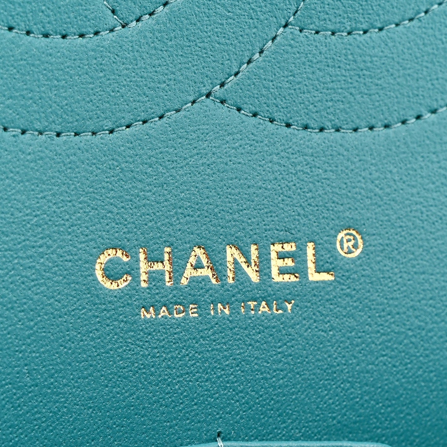 Caviar Quilted Jumbo Double Flap Green