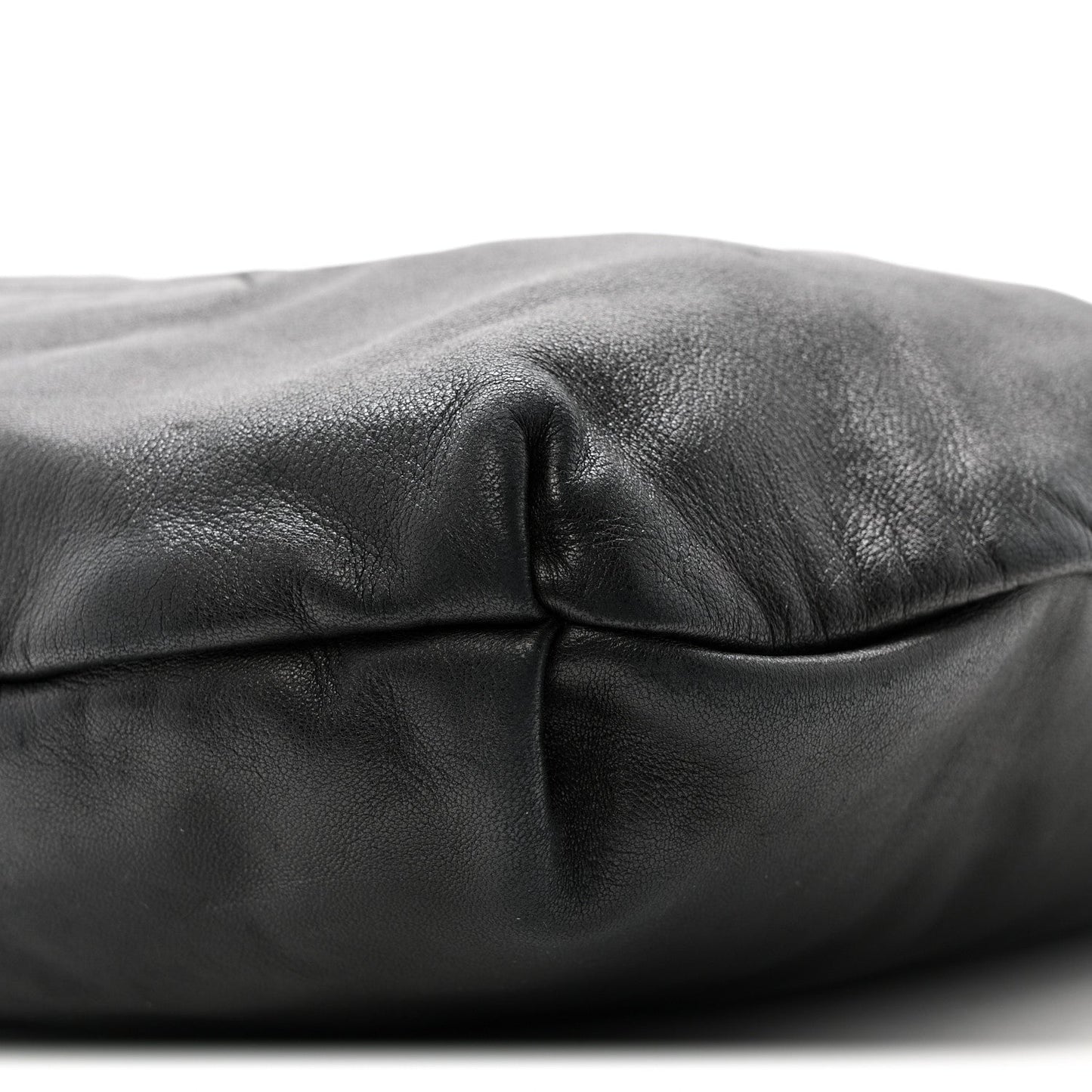 Lambskin Large Soft and Chain Hobo Black