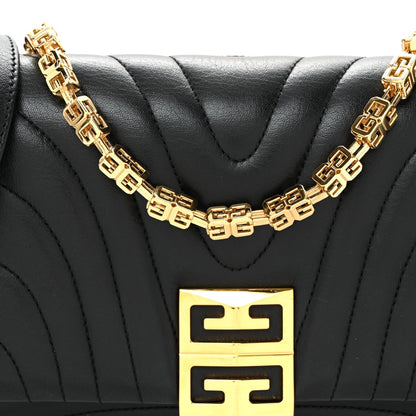 Soft Calfskin 4G Quilted Small Shoulder Bag Black