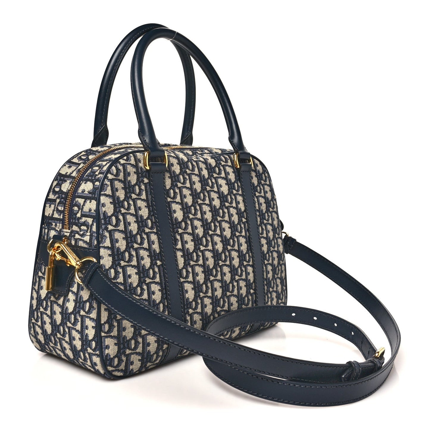 Oblique Large D-Vibe Bowling Bag Navy
