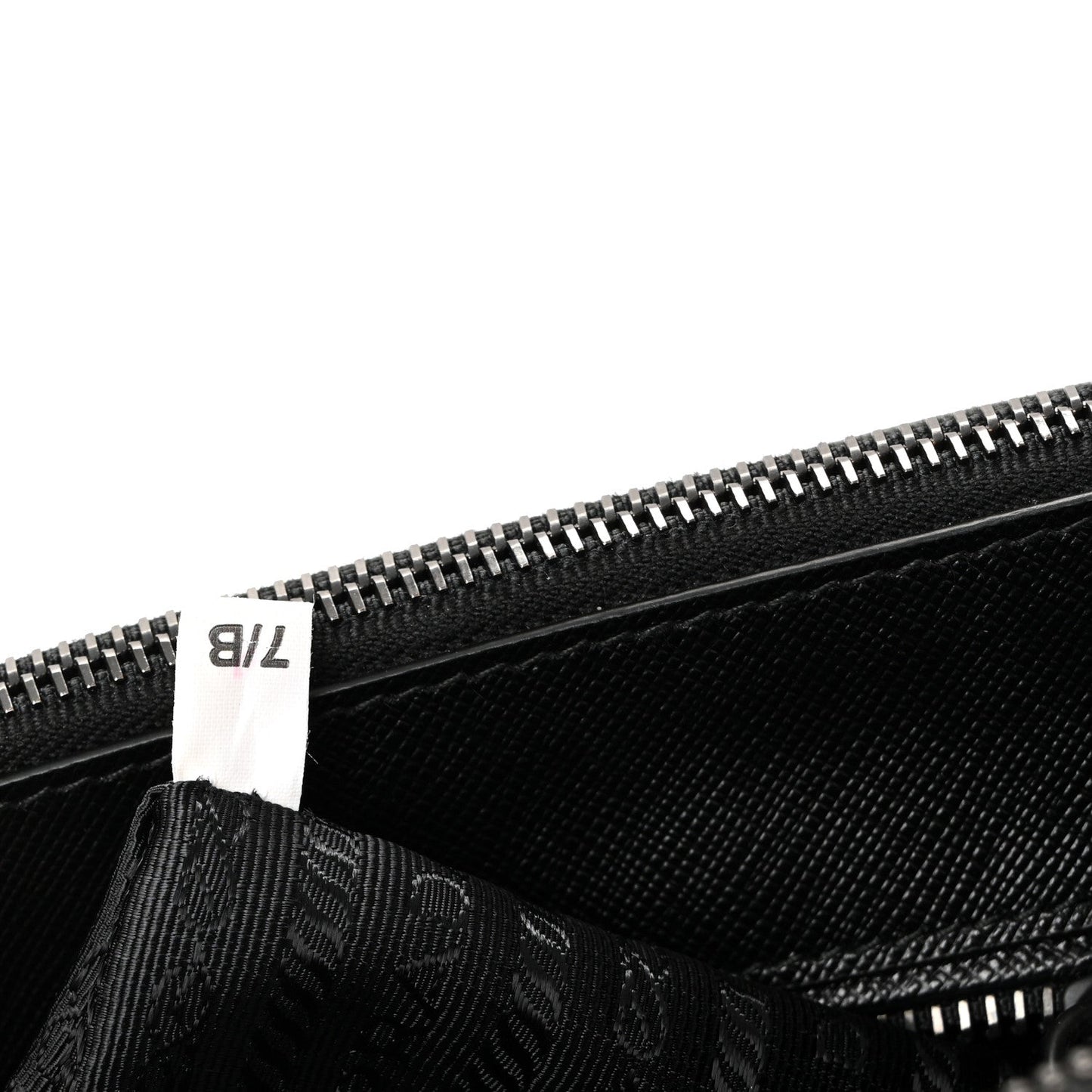 Saffiano Lux Monochrome Large Galleria Double Zip Tote Black
