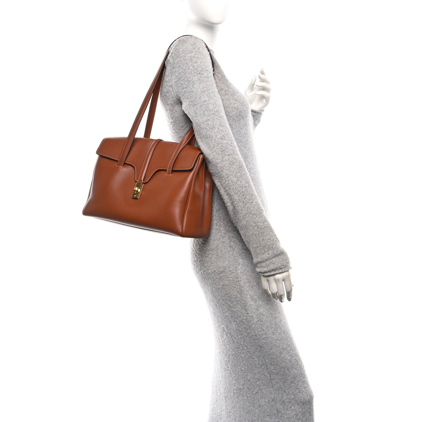 Calfskin Medium Soft 16 Bag Tan