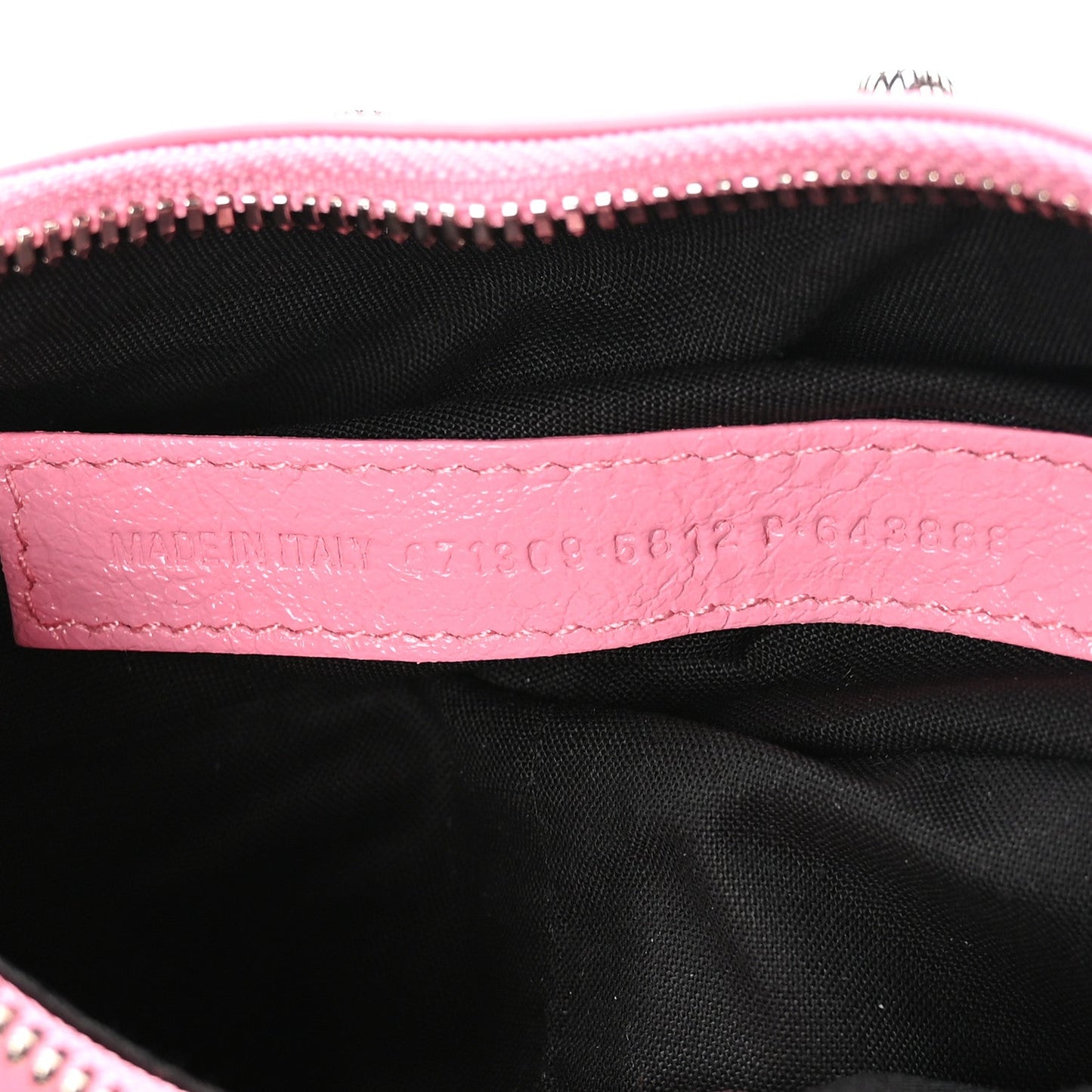 Agneau Arena Le Cagole Shoulder Bag XS Candy Pink