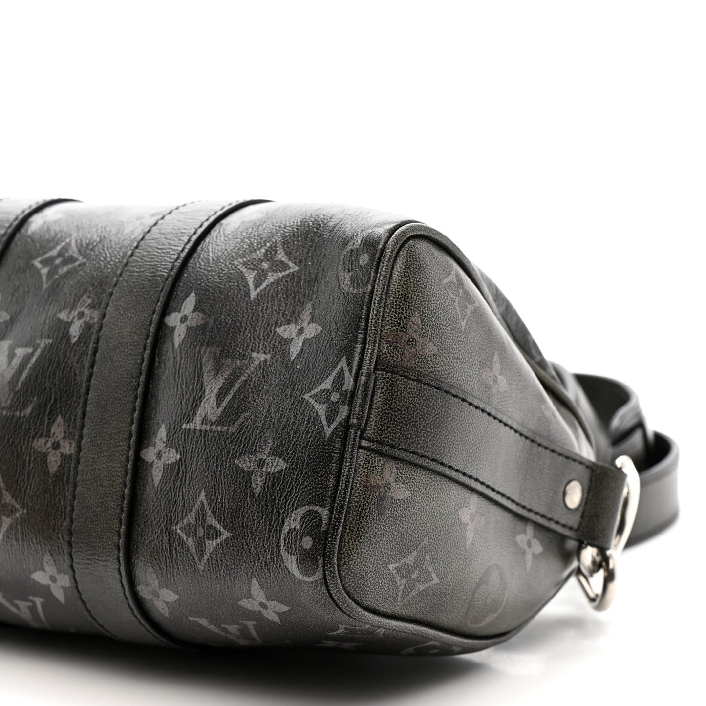 Brushed Monogram Eclipse Keepall Bandouliere 25
