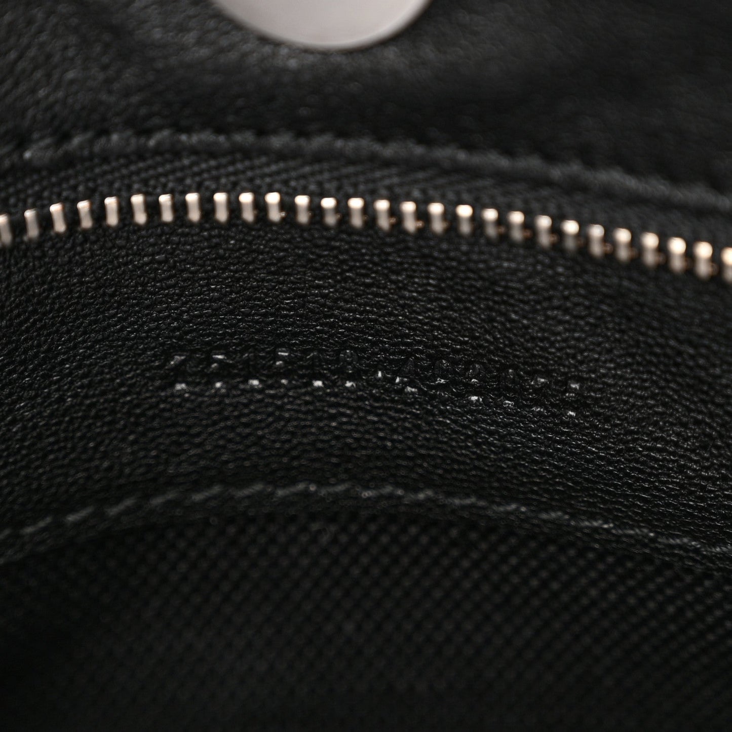 Sakai Be Green Calfskin Diagonal Stitched Small Blondie Tote Black