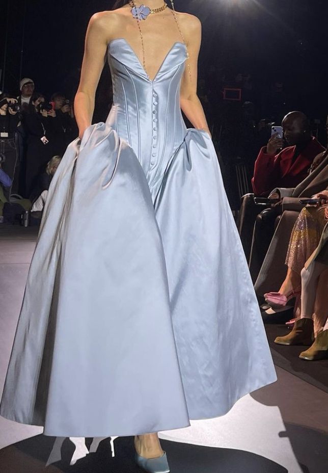 formaldressy-Blue satin fashionable and elegant long prom dress evening dress gh5319