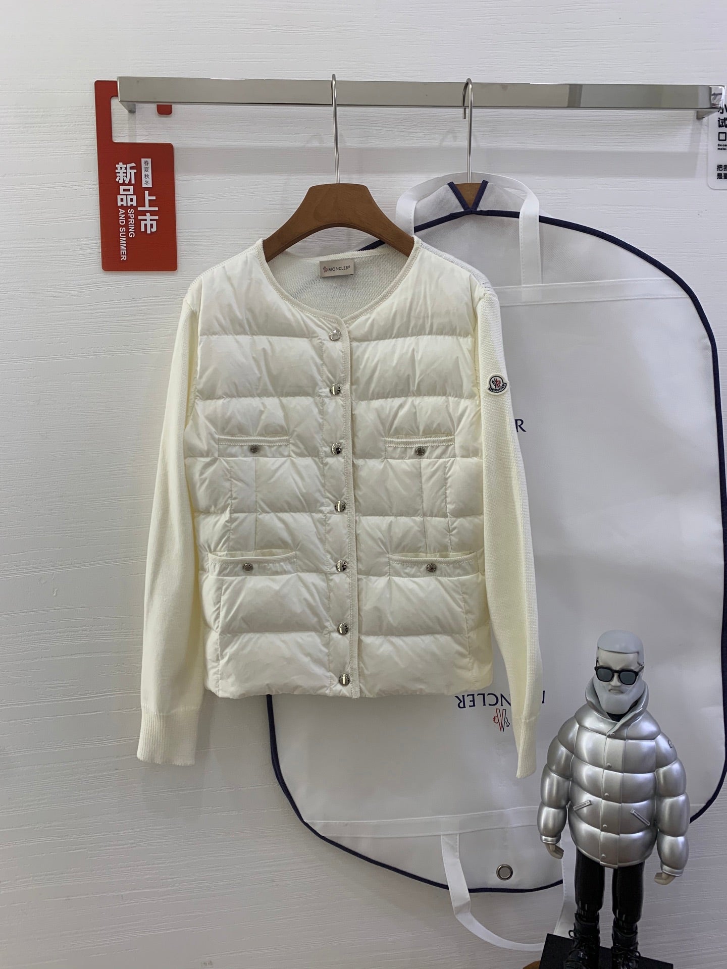 Moncler 25 Lightweight Knitted Cardigan Polyamide 288486